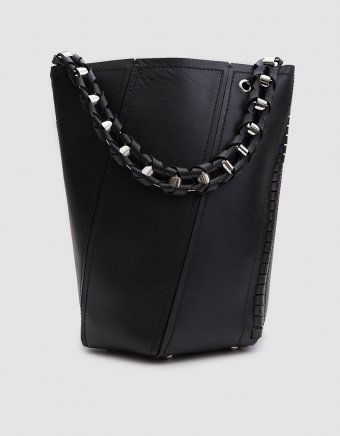 Medium Hex Bucket Bag