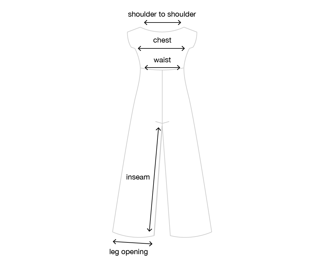 Women's Jumpsuit Measurement Guide